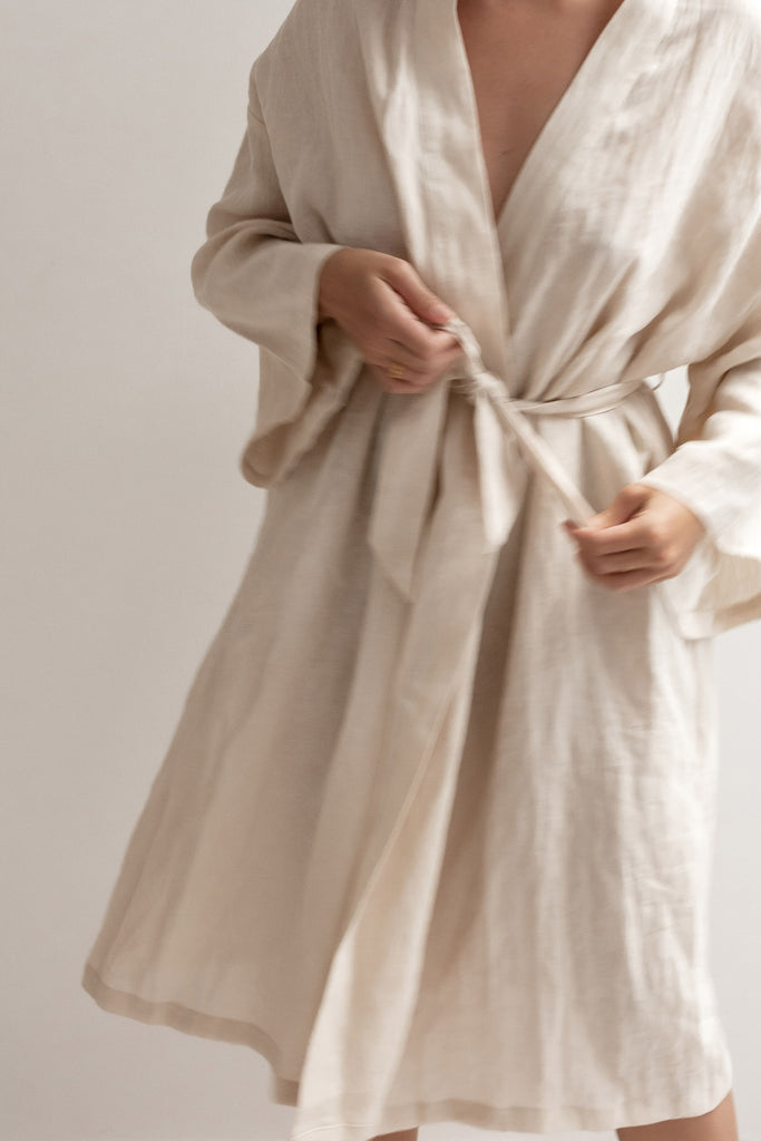Linen Bathrobes | CLB Living